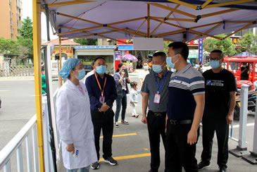 兰梓仁到市妇幼保健院检查“五一”节前安全生产、疫情防控工作