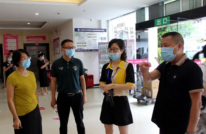 陈宇督导市妇幼保健院全国文明城市创建工作