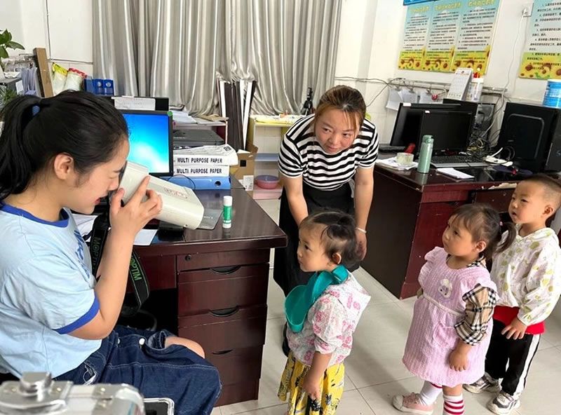 江油市妇幼保健院开展儿童眼保健及视力筛查活动