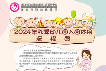 家长请查收~9月新入园入托儿童体检开始啦！