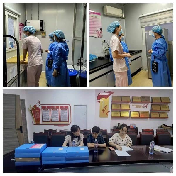省妇幼保健机构医院感染防控质量管理中心对江油市妇幼保健院医院感染防控工作进行检查.jpg